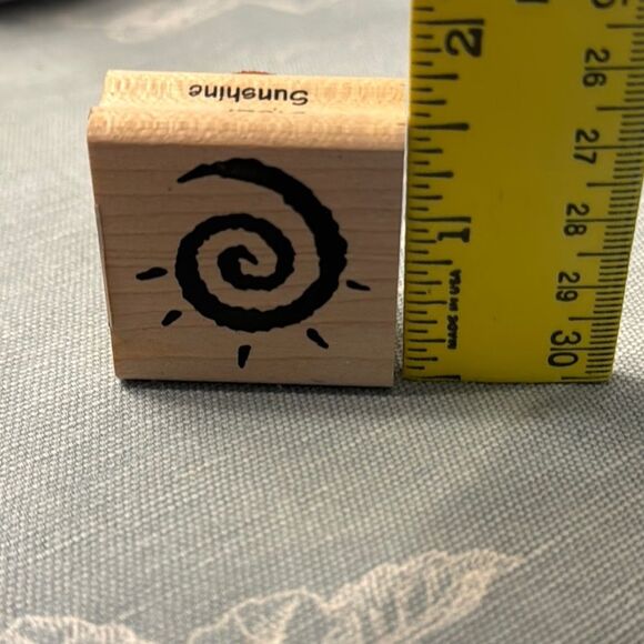 Annette Allen Watkins Sun Spiral Stamp - Picture 3 of 4